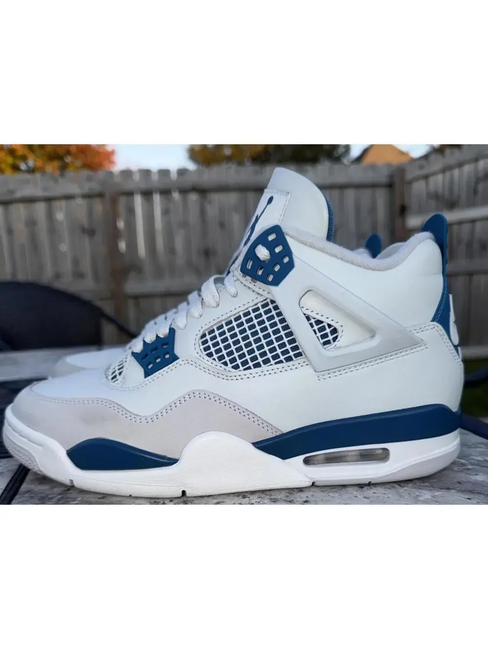 Size 8 - Air Jordan 4 Retro 2024 Military Blue (FV5029-141) Barely-Used